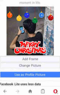 Cara Mengedit Bingkai Foto Profil Natal Merry Christmas